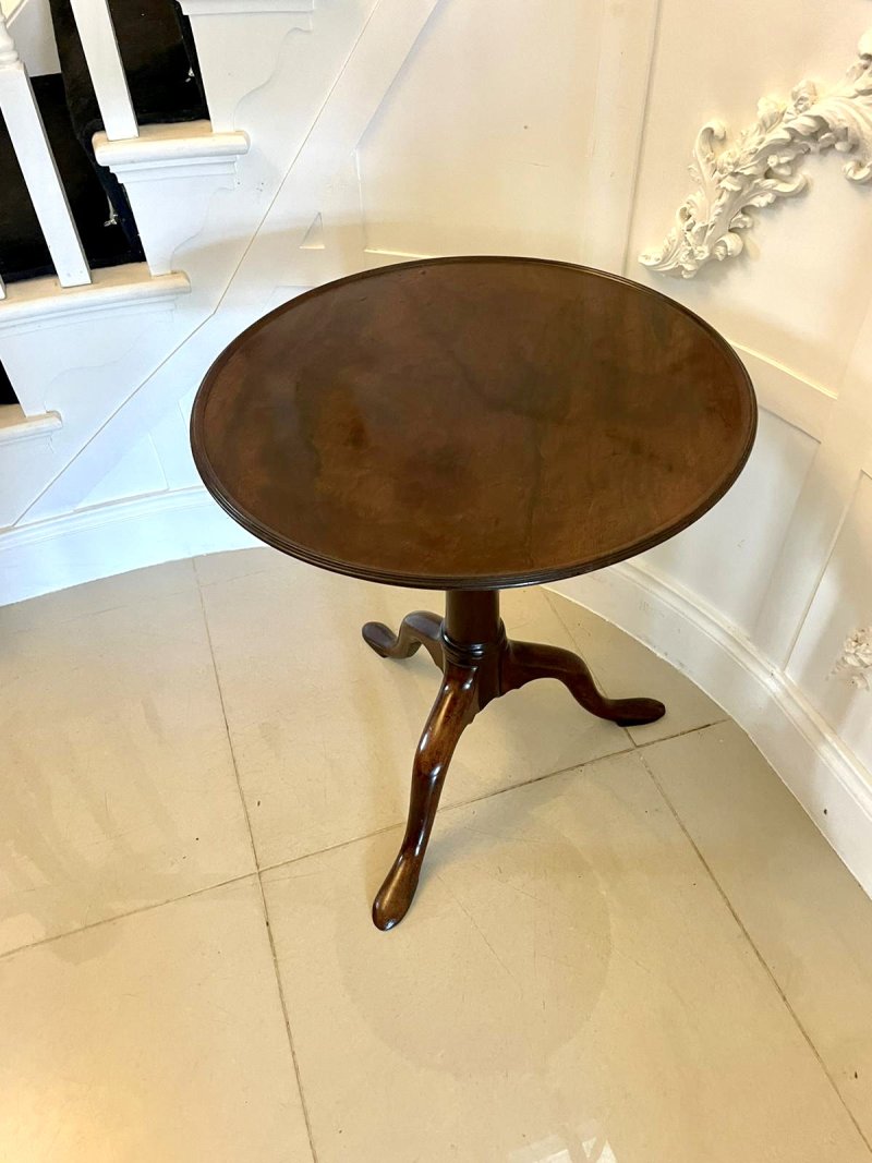 Superb Quality Antique George III Mahogany Lamp Table - Image 10